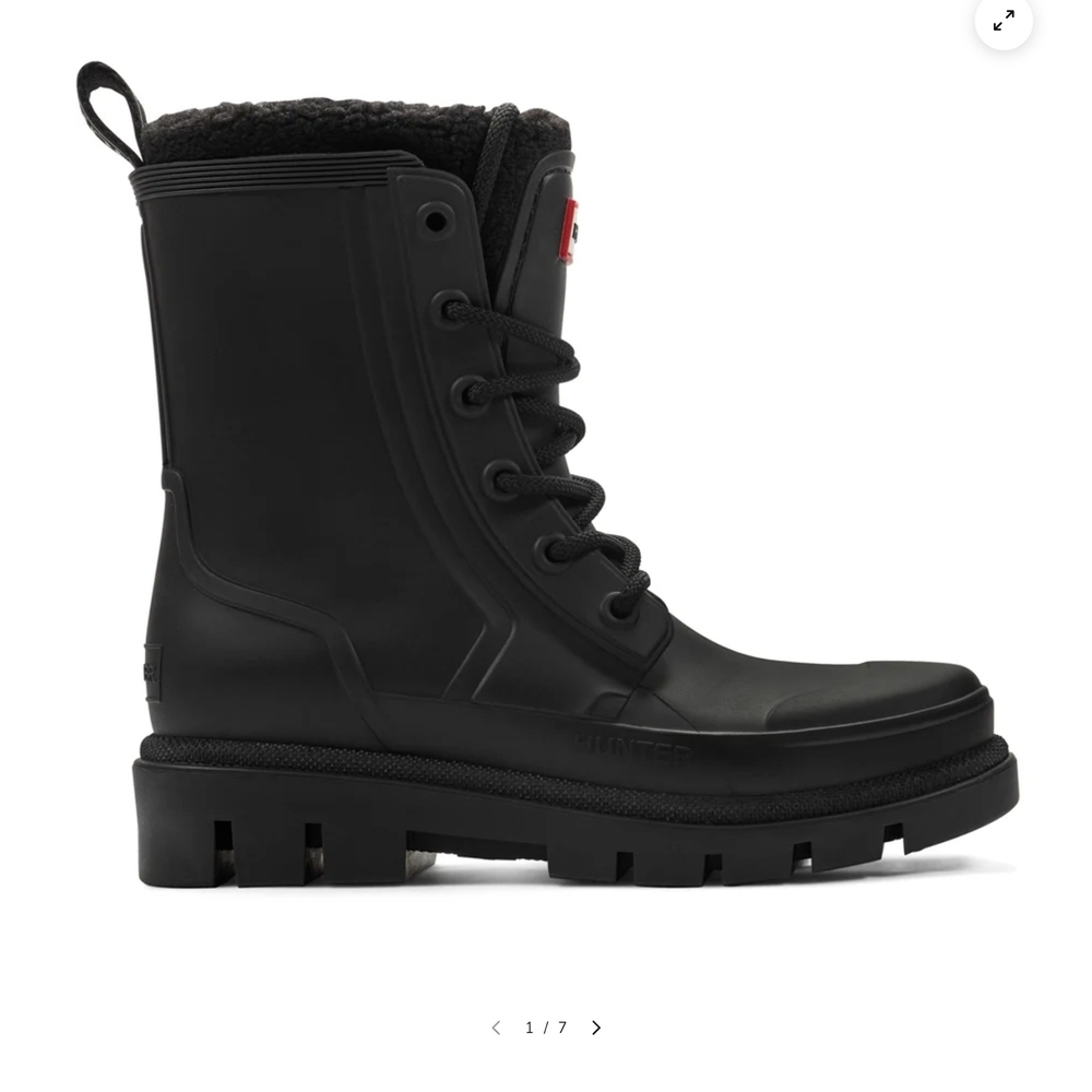 Hunter Diana Black Women's Winter Boots